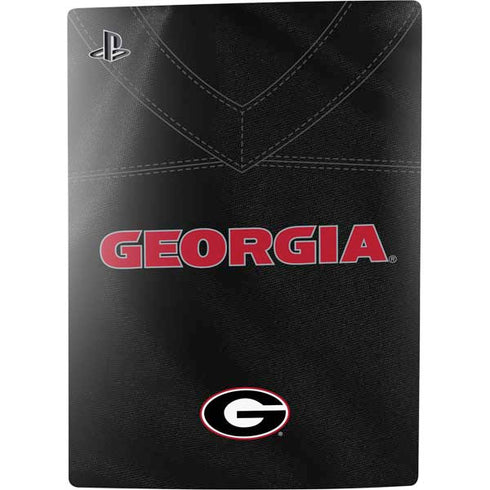 University of Georgia Black Jersey PS5 Digital Edition Console Skin